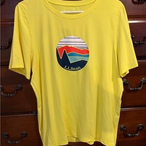 L.L. Bean Women's Bright Yellow Top